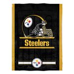 The Northwest Company NFL Pittsburgh Steelers Comforter and Sham Set, Twin, Safety