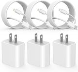 Fast Charger iPhone,iPhone Charger Cable,3Pack iPhone Charger Fast Charging 6Foot iPhone Charging USB C Charger Adapter 6FT Type C to Lightning Cable for iPhone 14 Pro Max/14 Plus/13/12 Mini/11/XS/SE