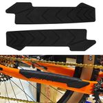 CYSKY Bike Chain Guard Silicone Stickers 2pcs, Bicycle Frame Chainstay Protector, 3M Glue Backing Sticky Well, Durable, Lightweight (Regular style)