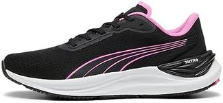 Puma Women Electrify Nitro 3 Wns Road Running Shoes, Puma Black-Poison Pink, 6.5 UK