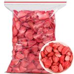 Freeze Dried Sliced Strawberries 120g Freeze Dried Strawberry Crispy Fruit Snack Topping for Beverages or Recipes