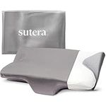 Sutera - Pillow Case for The Orthopedic Contour Pillow, Cervical Pillow Case, Pillowcase for Sleeping Pillow, Zipper Pillow Case, Gray Pillow Case, Bamboo Pillow Cover