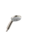 hansgrohe Croma 100 Low Flow 4-inch Handheld Shower Head Modern 3-Spray Full, Pulsating Massage, Intense Turbo 04752820