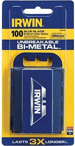 IRWIN Bi-Metal Blue Utility Knife Blades, 100-Pack, 2084400