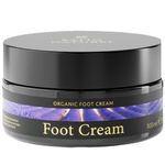 ORGANIC Shea Foot Cream 100ml – Regenerating Foot Spa for Dry Feet + Cracked Heals w/Shea Butter, Marula Oil, Salicylic Acid & Aloe Vera - Soothing Massage Balm Vegan Skin Care Made in Germany