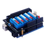 GeeekPi Arduino Screw Terminal Hat for Arduino UNO, GPIO Screw Terminal Block Breakout Module with Horn Socket Connector, GPIO Expansion Board Breakout for Arduino UNo R3/R4