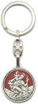 MaMeMi Red Enamel St Christopher Keyring