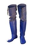 VIPFARMER Womens Farmer Safety Shoes |Short Paddy Shoes|Rain Boots |Agriculture Shoes (Size-11),Blue