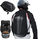 Motorcycle Backpack Hard Shell Backpack - Diamond Shape Carbon Fiber Motorbike Backpack Waterproof 30L Large Capacity - Riding Backpack