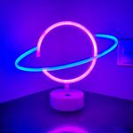 Cute LED Desk Lamp for Kids, Table Lamps, Nursery Night Lights, Desk Accessories, Room Decor for Boys Girls Kids Xmas Birthday Gifts (Planet)