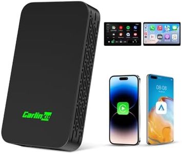 Carlinkit 5.0 2air, Wireless Adapter for CarPlay/Android Auto, Wireless CarPlay Dongle, Android Auto Wireless Adapter, Suit for Cars with OEM Wired CarPlay&Android Auto, for i-Phone and Android Phone