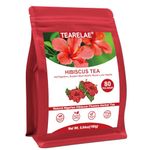 TEARELAE - Hibiscus Tea Bags - 2g x 80 Count - 100% Pure Hibiscus Flowers - Country of Origin Nigeria - Non-GMO - Caffeine-free Flower Tea