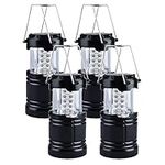 Upgrade LED Camping Lantern, Camping Light with Magnetic Base, 4 Pack Led Lanterns for Power Outages, Camping, Fishing, Outdoor, Tent, Hiking, Home, Emergency, Hurricane, Storm