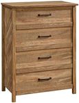 Sauder Cannery Bridge 4-Drawer Chest, L: 31.26" x W: 17.56" x H: 41.5", Sindoori Mango finish