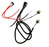 iJDMTOY H11 880 890 Relay Wiring Harness For HID Conversion Kit, Add-On Fog Lights, LED Daytime Running Lamps and more