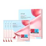 Anua Peach 70 Niacin Brightening Collagen Mask, Overnight Face Mask for Glass Skin, Niacinamide, Elasticity, Even Skin Tone, Natural Color, Korean Skincare, 38g/4ea