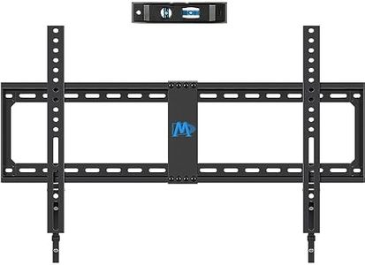 Mounting Dream Fixed TV Wall Mount TV Bracket for Most 42-90 Inch Flat Screen LED OLED TV, Slim Flat Extra Wide TV Mount Flush Low Profile for Max 132 LBS, VESA 800X400mm, 8"-32” Stud, MD2361-32-04