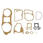 Motorcycle Engine Gasket Kit, Cylinder Head Kit Assy, 10 Pieces Motorcycle Engine Gasket Set for GY6 150 Cylinder 157QMJ 1P57QMJ Scooter Moped Auto Accessary