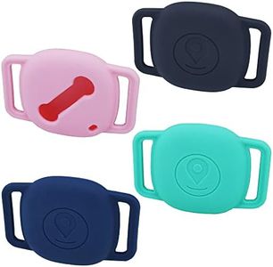 Lofekea Silicone Case Holder for Galaxy Smarttag, 4 Pack Pet Dog Cat Case for Samsung Smarttag+Plus Item Finder Tracker Tag Protector for Kids