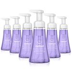 Method Foaming Hand Soap, Biodegradable Formula with Foaming Soap Dispenser Made of 100% Recycled Plastic, French Lavender Scent, 300 ml Soap Pump Bottles, 6 Pack