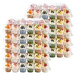 NPLUX 24 Count Cupcake Containers 5