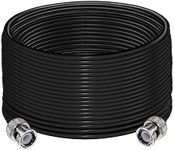 TUOLNK BNC Extension Cable RG58 BNC Male to BNC Male Jumper Low Loss 50 ohm CB Radio Coax Cable 65.6ft(20M) BNC Wifi Antenna Coaxial Cable for CB Radio HAM Radio