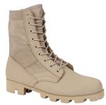 Rothco Jungle Boots - 8 Inch, Desert Tan, 12 Regular