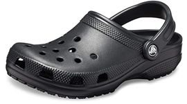 Crocs Unisex Classic Clogs (Best Sellers) Clogs, Black, 9 UK Men/ 10 UK Women