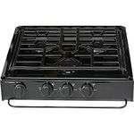 Suburban 3600A Slide-in Cooktop 3 Burner Black