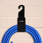 CINAGRO Durable Heavy Duty MS Garden Pipe Stand (Pack of 1 Hang with or without Wall Mounting, Portable Irrigation Hose Hanger, Garden Pipe Holder Hook (Square Holder, MS Metal)