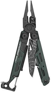 LEATHERMAN Signal - Attrezzo Multifunzione Tascabile con 19 Pratici Strumenti per Fai da Te, Outdoor e Campeggio - Verde