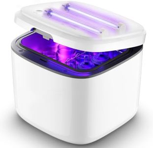 IAGREEA UV Cleaning and Dryer, 4 in 1 UV Box with 2 Fluorescent Tubes, Suitable for Baby Toys, Toothbrushes, Keys and Other Household Items, One-Click Sstart, Touch Control, No Cleaning Required