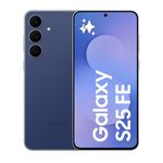 Samsung Galaxy S25 FE, AI Smartphone, Slim 7.4mm Frame, 6.7" FHD Display, 50MP Camera, Exynos 2400, 256GB Storage, 8GB Memory, 4900 mAh Battery, Navy, 3 Year Extended Warranty (UK Version)