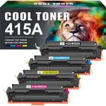 Cool Toner Compatible for HP 415A 415X Multipack Toner Cartridge Replacement for Color Laserjet Pro MFP M479fdw Toner M479fnw M479fdn M454dn M454dw M479 W2030A W2031A W2032A W2033A (4-Pack)