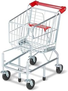 Melissa & Doug Toy Shopping Cart With Sturdy Metal Frame