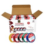 Forus Cosmo ISI Marked PVC Insulation Electrical Tape, Waterproof Strong Self Adhesive Electrical Tape for household wiring, Electrical Wire Tape 18mm x 7 Meters, Multicolor (15 Pc)