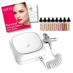 Aeroblend Airbrush Makeup Personal Starter Kit - Professional Cosmetic Airbrush Makeup System - LIGHT Foundation