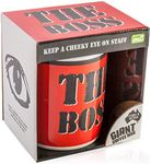 MDI Australia RO-GCM_TB The Boss Giant Mug The Boss Giant Ceramic Coffee Tea Mug, Red