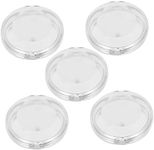 Mikinona 5Pcs Transparent Eyelash Case Organizer False Eyelash Storage Boxes with Trays Empty Lash Holder for Eyelash Care and Packaging Eyelash Organizer for Women and Girls