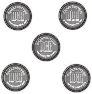 ACR Systems 5-Pack of ACRSB SmartButton Temperature Data Loggers (Cat #01-0184)