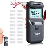 Hazxh Breathalyzer,Professional-Grade Alcohol Tester with LCD Display,Alcohol Breathalyzer Tester for Personal Professional Use,Portable Alcohol Tester for Home and Party Use,20 Reusable Mouthpieces