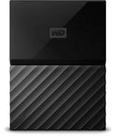 WD My Passport 2 TB Portable Hard Drive and Auto Backup Software for PC, Xbox One and PlayStation 4 - Black