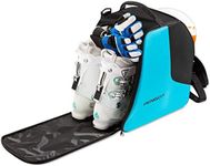 PENGDA Ski Boot Bag -Ski Boots and Snowboard Boots Bag Waterproof Travel Boot Bag for Ski Helmets, Goggles, Gloves, Ski Apparel & Boot Storage(2 Separate Compartments) (Black Blue)