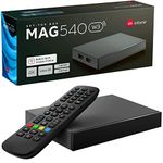 MAG 540w3 Original Linux 4K IPTV Set Top Box with Built-In DUAL WiFi 5G (802.11ac 2T2R) Internet TV IP Receiver HEVC 4K HDR 540 UHD UK Plug MAG540w3