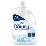 Downy Ultra Free & Gentle Laundry Liquid Fabric Softener (Fabric Conditioner), 2.64L, 120 Loads, Hypoallergenic