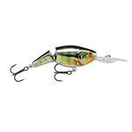 Rapala Jointed Shad Rap Lure with Two No. 3 Hooks, 2.1-4.5 m Swimming Depth, 9 cm Size, Chrome Bluegill