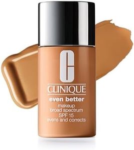 Clinique Even Better Makeup Medium Coverage Foundation Broad Spectrum SPF 15 | Evens Skin Tone + Reduces Dark Spots, Cream Caramel