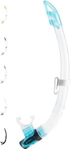 Cressi Gamma Snorkel, Unisex – Adulto, Trasparente/Acquamarina