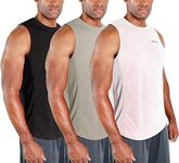 DEVOPS 3 Pack Men's Muscle Shirts S