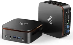 KAMRUI Desktop Mini PC, AK1PLUS 16GB RAM 1TB SSD Mini Computer with Alder Lake N100 Processor, Quad Core Small Computers 4K UHD, Support 2.5-inch SSD, WiFi6, Gigabit Ethernet, HTPC for Daily Use